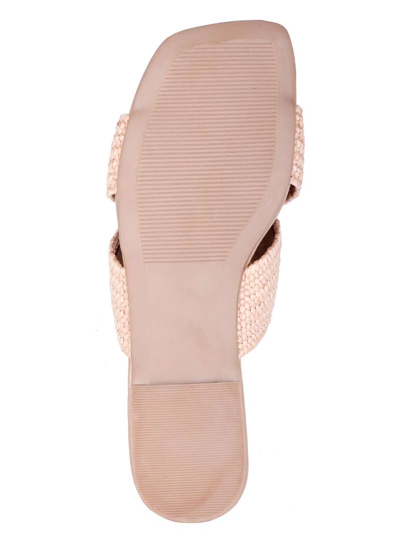 women textured slip on flat sandal - 22458024 -  Standard Image - 4