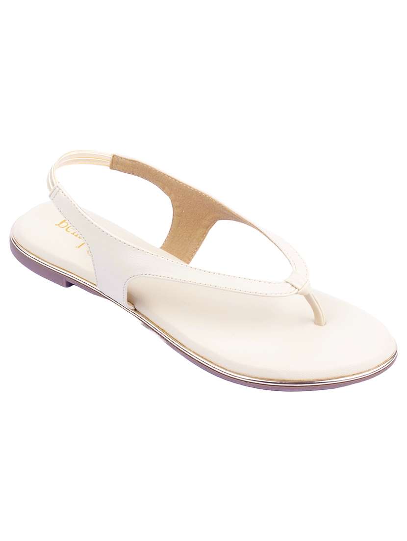 women solid back strap sandal - 22458034 -  Standard Image - 1