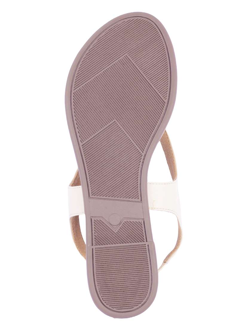 women solid back strap sandal - 22458034 -  Standard Image - 4