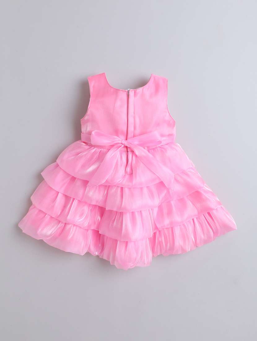 girls pink polyester kurta kurtas & kurta set - 22458662 -  Standard Image - 1