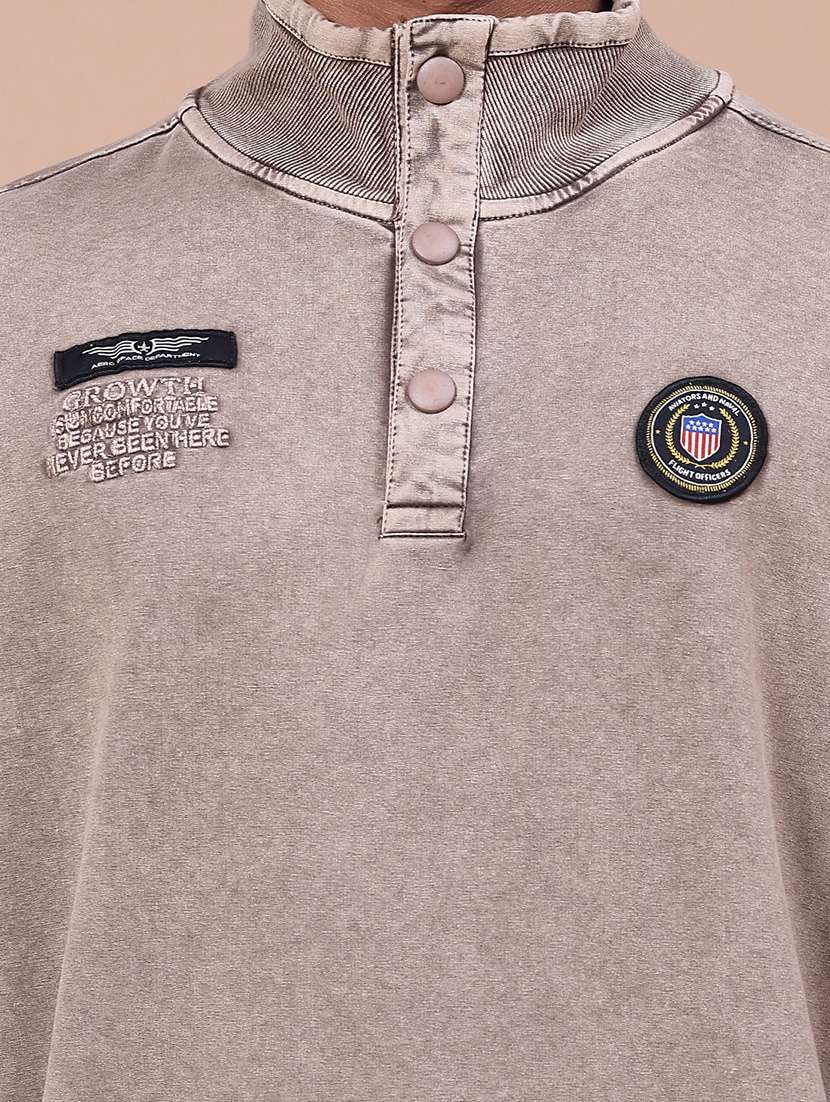 Men Solid Long Sleeves Regular Fit T-shirt - 22459366 -  Standard Image - 1