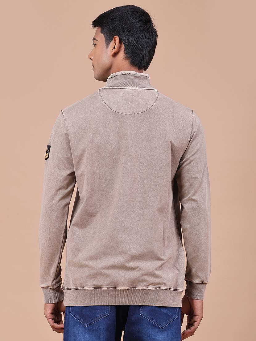 Men Solid Long Sleeves Regular Fit T-shirt - 22459366 -  Standard Image - 4