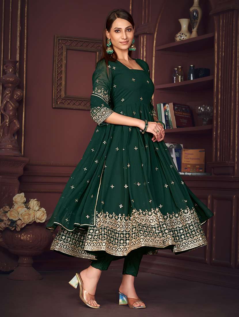 women solid with work unstitched suit - 22459985 -  Standard Image - 1