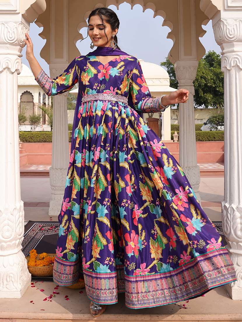 women printed unstitched suit
