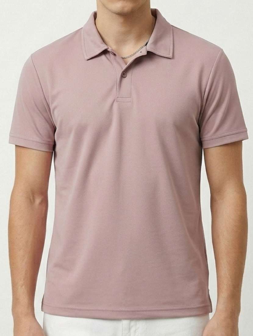 men solid short sleeve regular fit polo t-shirt - 22460550 -  Standard Image - 4