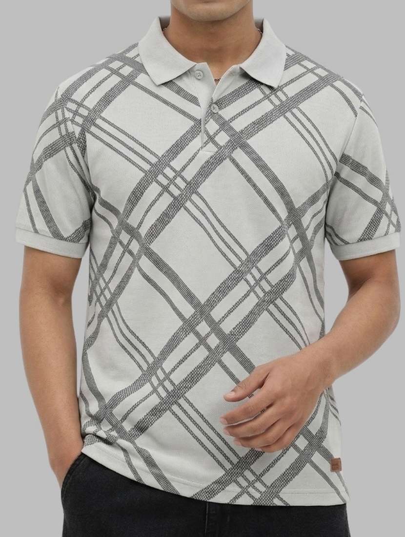 men printed short sleeve regular fit polo t-shirt - 22460591 -  Standard Image - 4