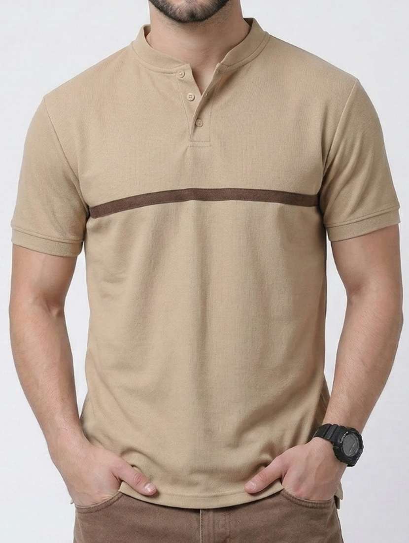 men solid short sleeve regular fit t-shirt - 22460598 -  Standard Image - 4