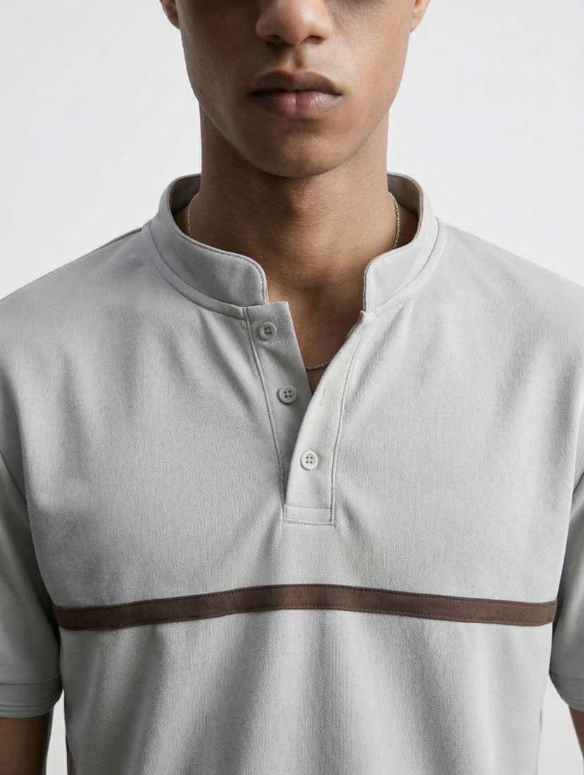 men solid short sleeve regular fit t-shirt - 22460599 -  Standard Image - 1
