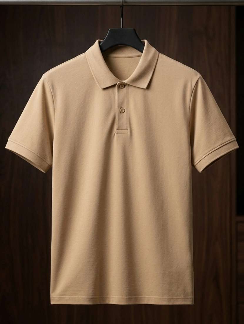 men solid short sleeve regular fit polo t-shirt - 22460625 -  Standard Image - 4