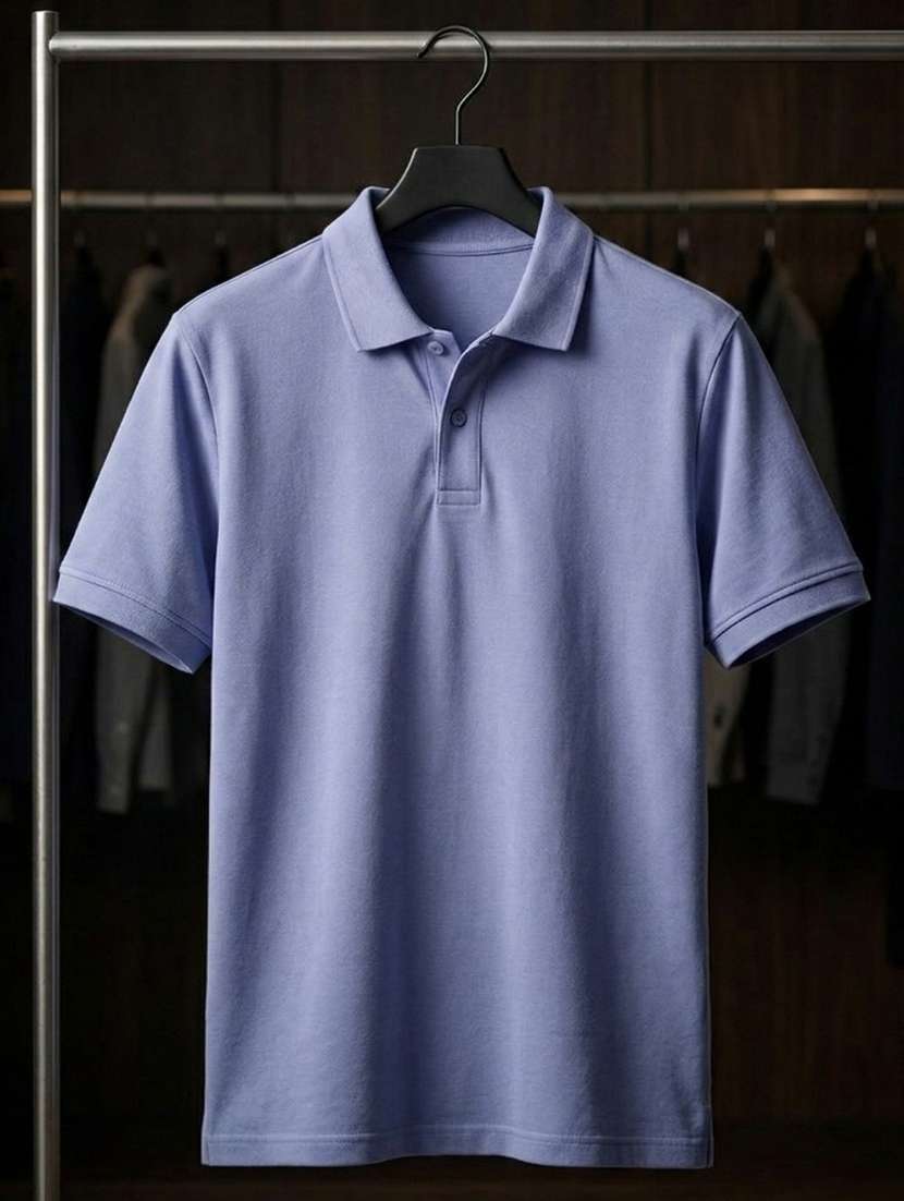 men solid short sleeve regular fit polo t-shirt - 22460627 -  Standard Image - 4