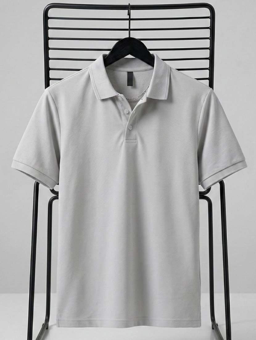 men solid short sleeve regular fit polo t-shirt - 22460628 -  Standard Image - 4