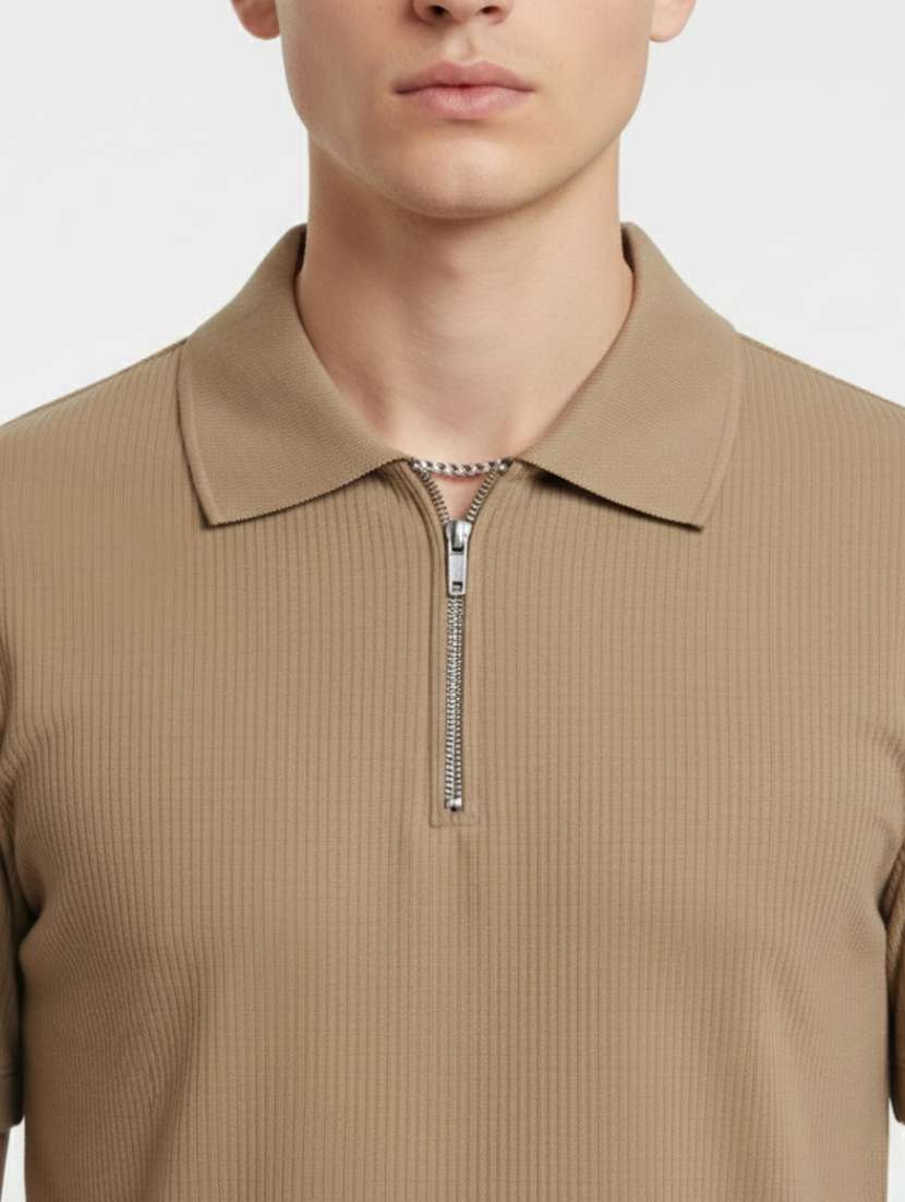 men solid short sleeve regular fit polo t-shirt - 22460635 -  Standard Image - 1