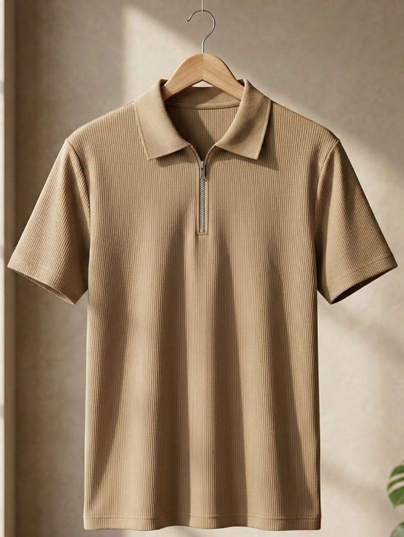 men solid short sleeve regular fit polo t-shirt - 22460635 -  Standard Image - 4