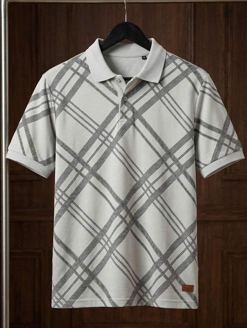 men printed short sleeve regular fit polo t-shirt - 22460671 -  Standard Image - 4