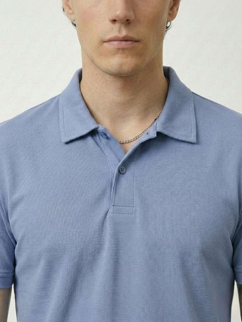 men solid short sleeve regular fit polo t-shirt - 22460707 -  Standard Image - 4