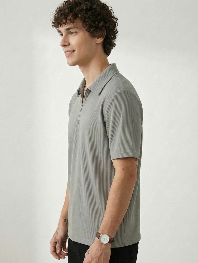 men solid short sleeve regular fit polo t-shirt - 22460718 -  Standard Image - 1