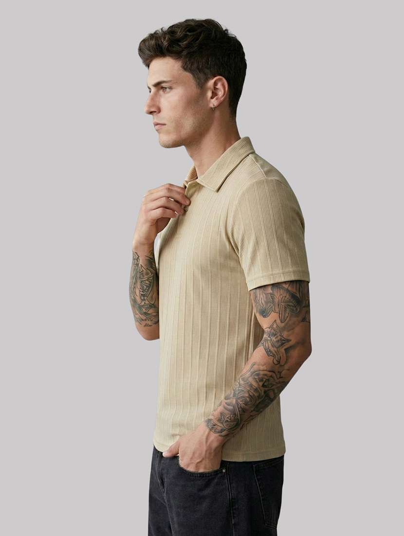 men self design short sleeve regular fit polo t-shirt - 22460721 -  Standard Image - 1