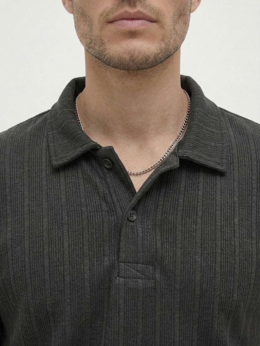 men self design short sleeve regular fit polo t-shirt - 22460803 -  Standard Image - 1