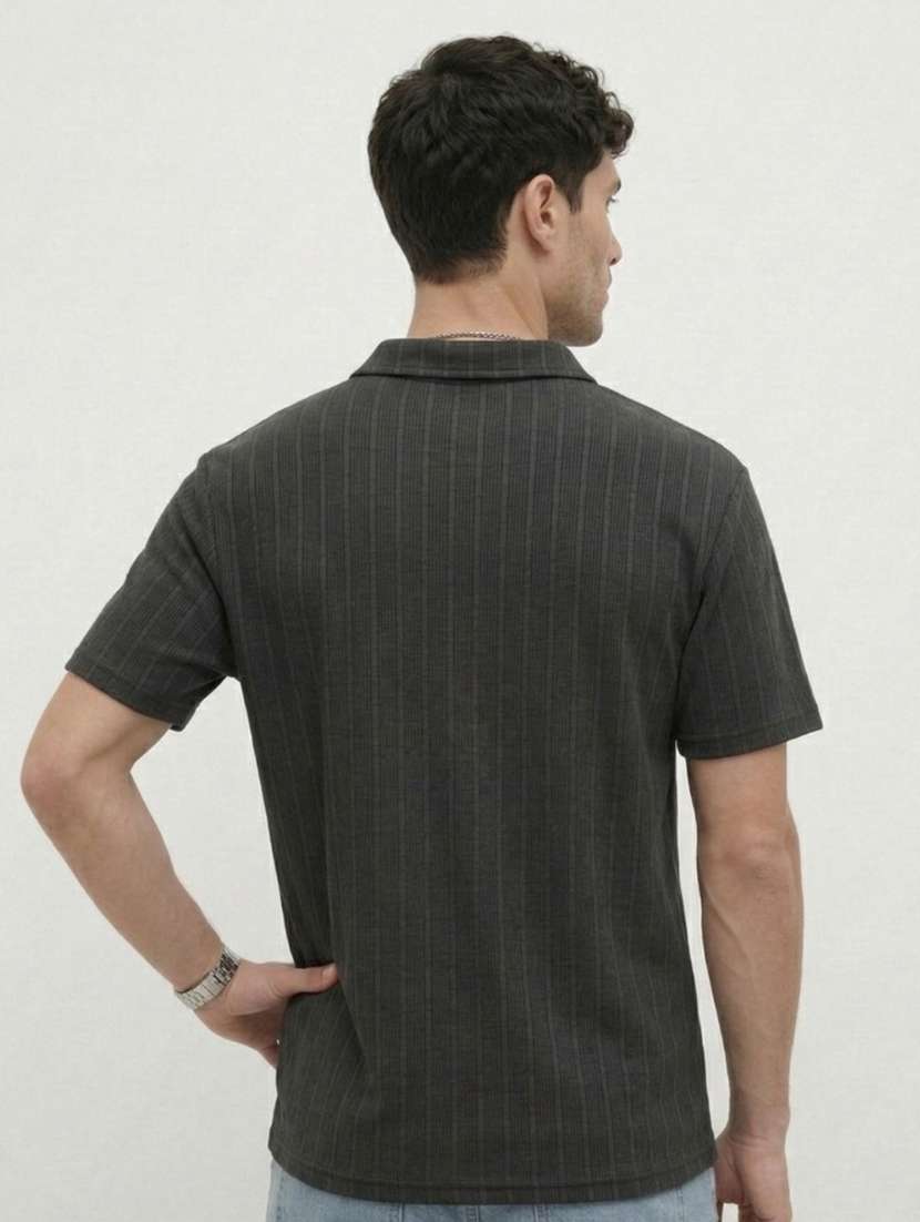 men self design short sleeve regular fit polo t-shirt - 22460803 -  Standard Image - 4