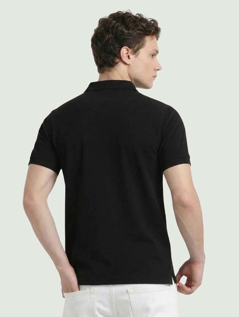 men color block short sleeve regular fit polo t-shirt - 22460844 -  Standard Image - 4