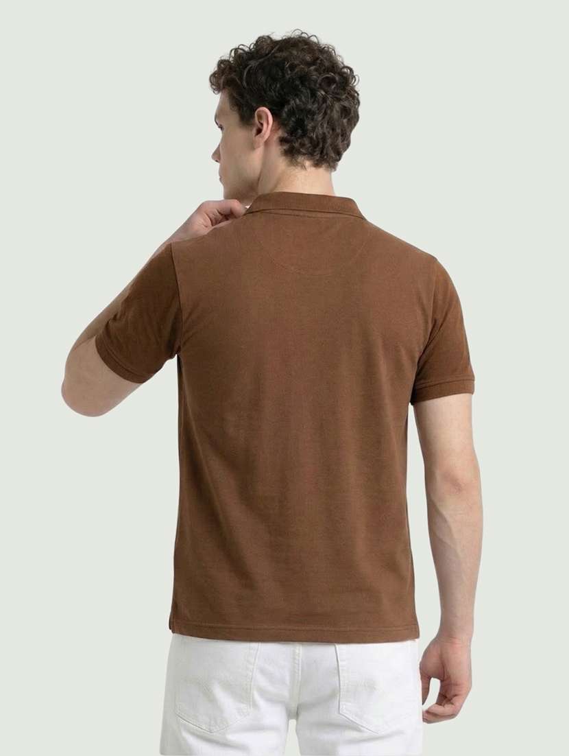 men color block short sleeve regular fit polo t-shirt - 22460845 -  Standard Image - 4