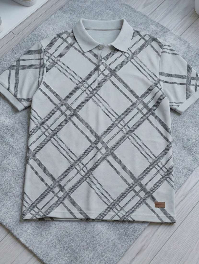 men printed short sleeve regular fit polo t-shirt - 22460911 -  Standard Image - 4