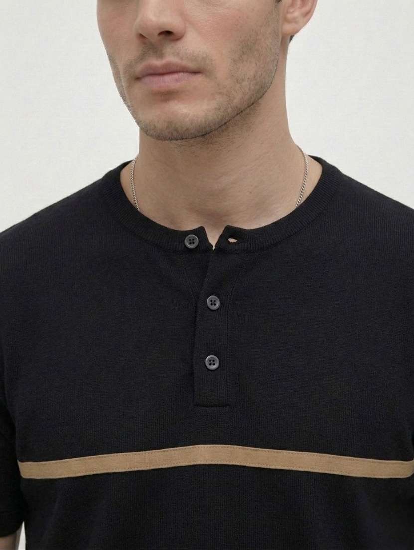 men solid short sleeve regular fit t-shirt - 22460917 -  Standard Image - 1