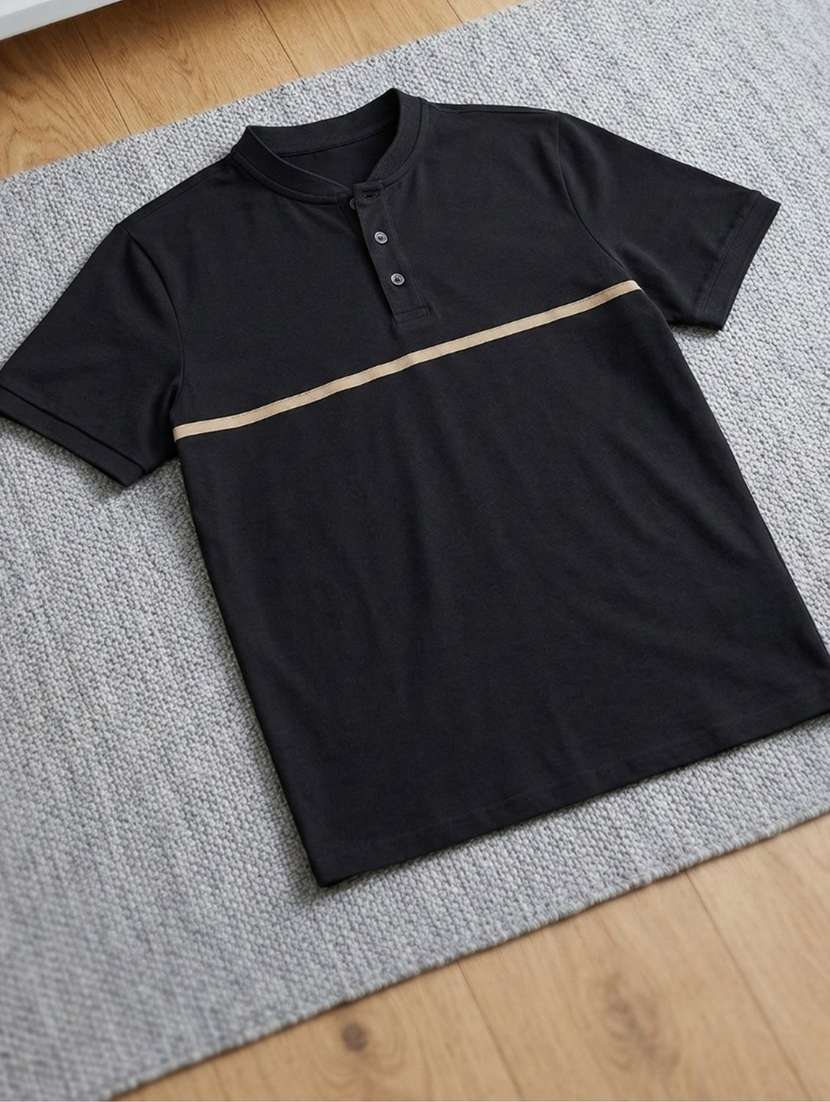 men solid short sleeve regular fit t-shirt - 22460917 -  Standard Image - 4