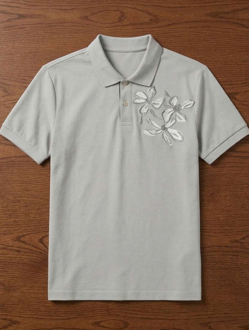 men printed short sleeve regular fit polo t-shirt - 22460938 -  Standard Image - 4