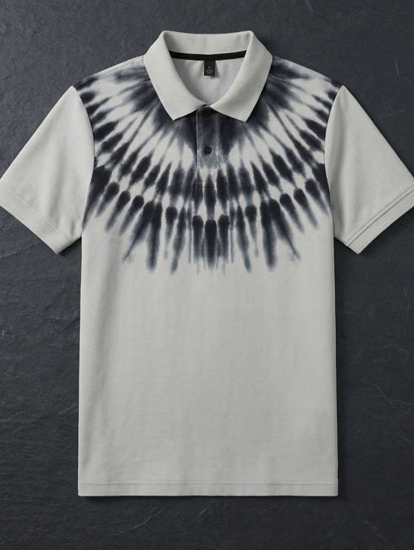 men printed short sleeve regular fit polo t-shirt - 22460940 -  Standard Image - 4