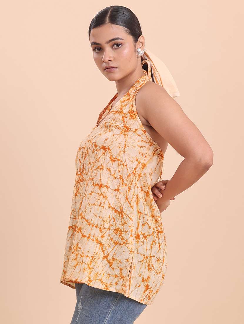 women white cotton a-line kurti