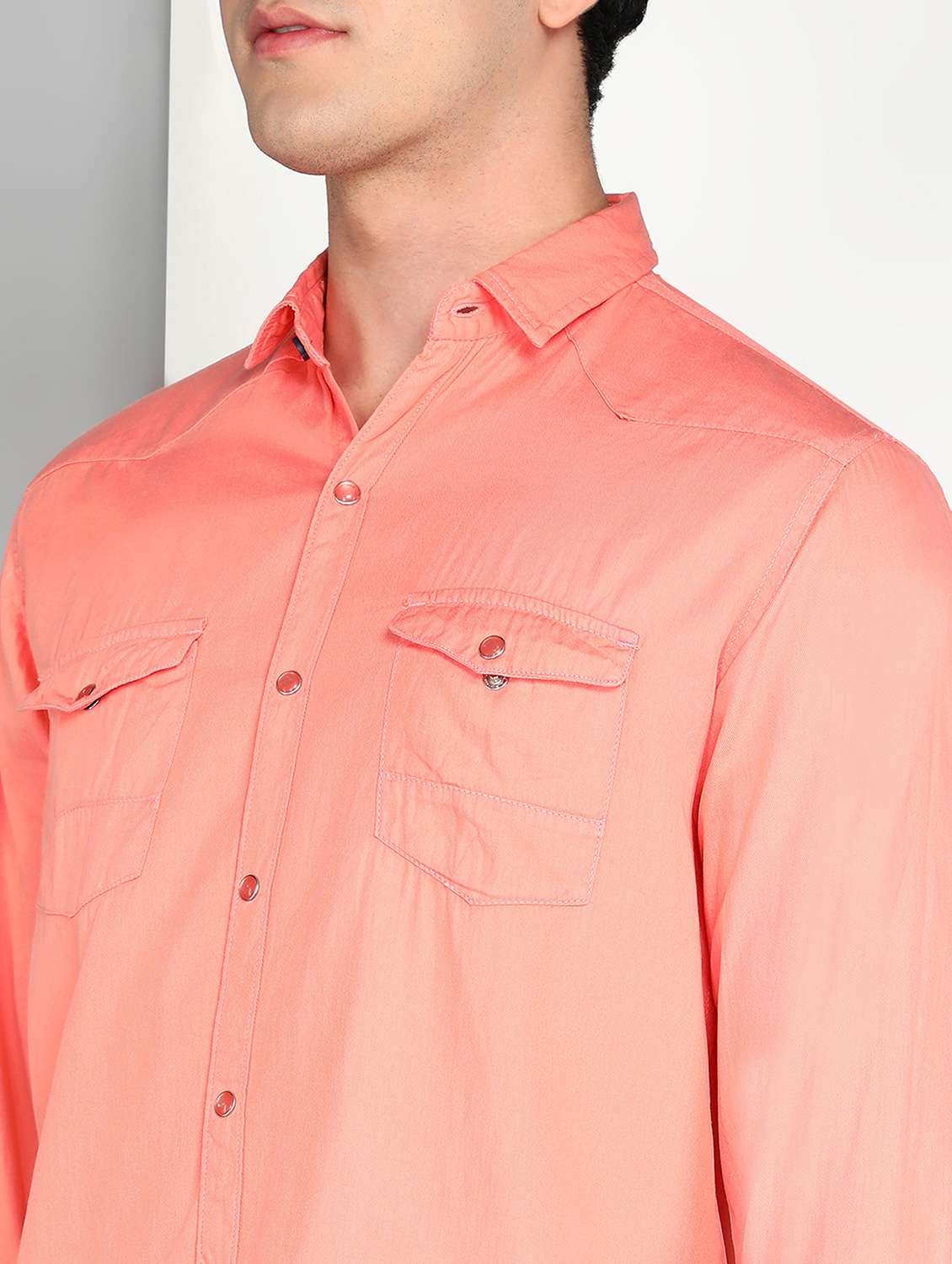 men  twill shacket - 22461100 -  Standard Image - 1