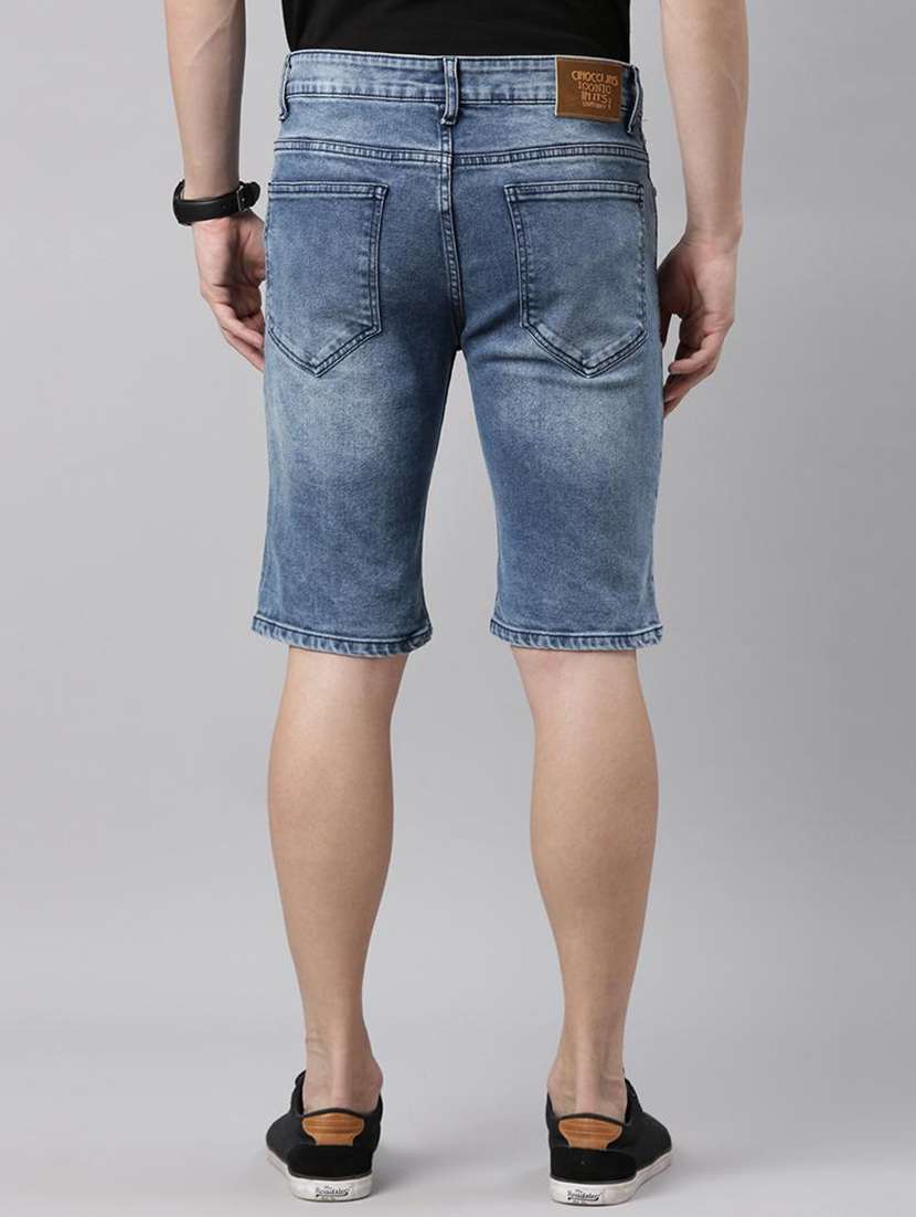 men blue denim s short - 22461143 -  Standard Image - 4
