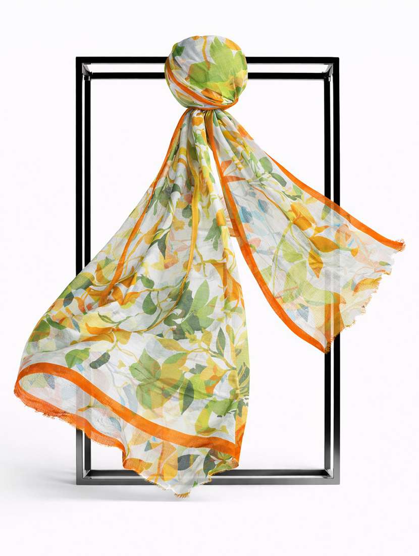 women floral printed scarf - 22461152 -  Standard Image - 1