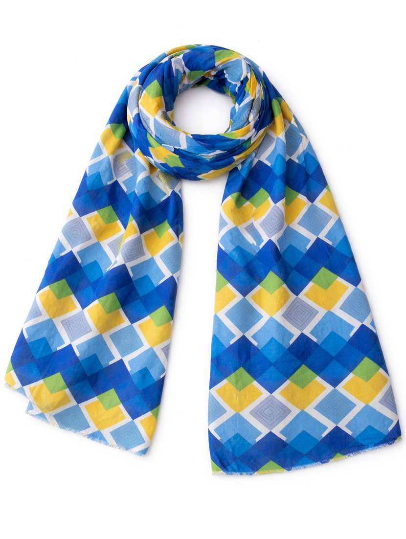 women geometric printed scarf - 22461159 -  Standard Image - 1