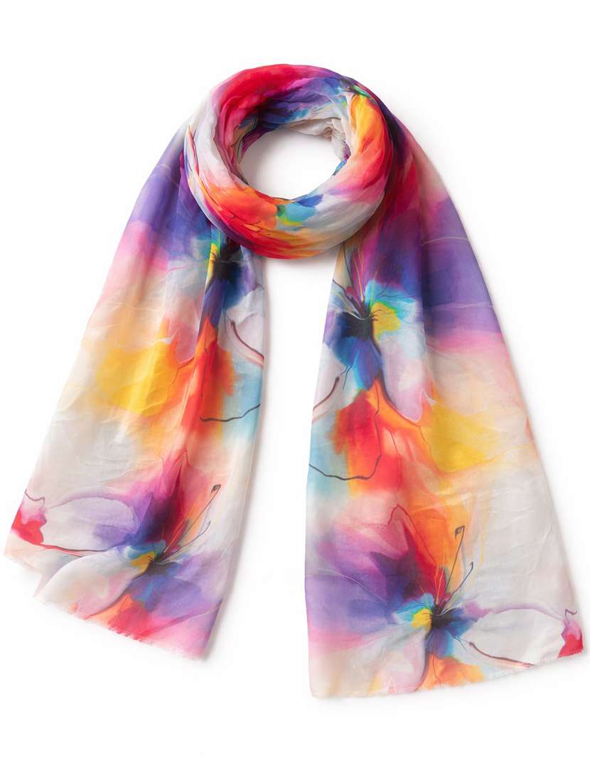 women printed scarf - 22461163 -  Standard Image - 1