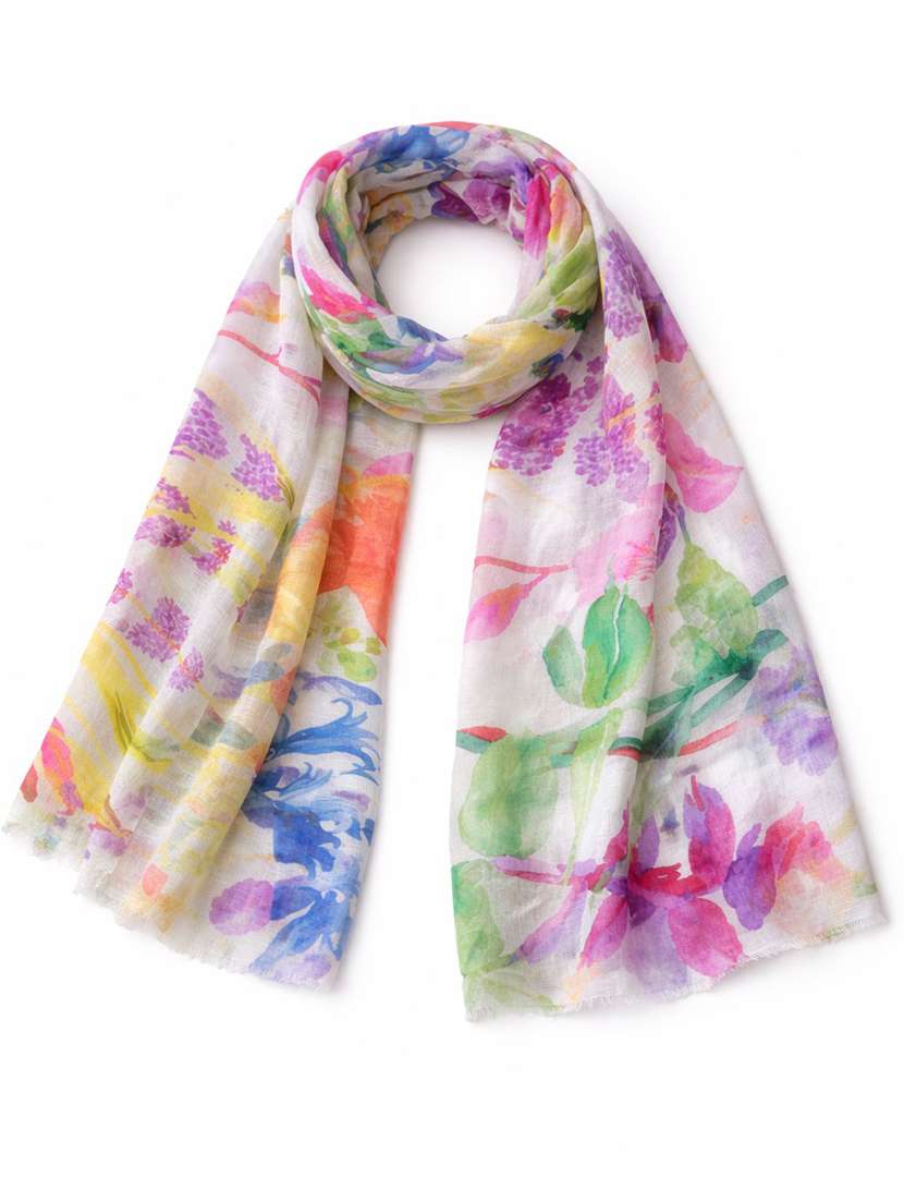 Women Printed Scarf - 22461165 -  Standard Image - 1