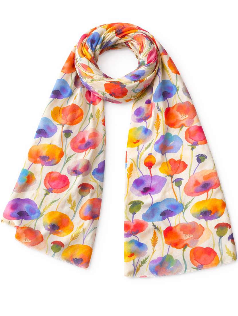 Women Printed Scarf - 22461169 -  Standard Image - 1