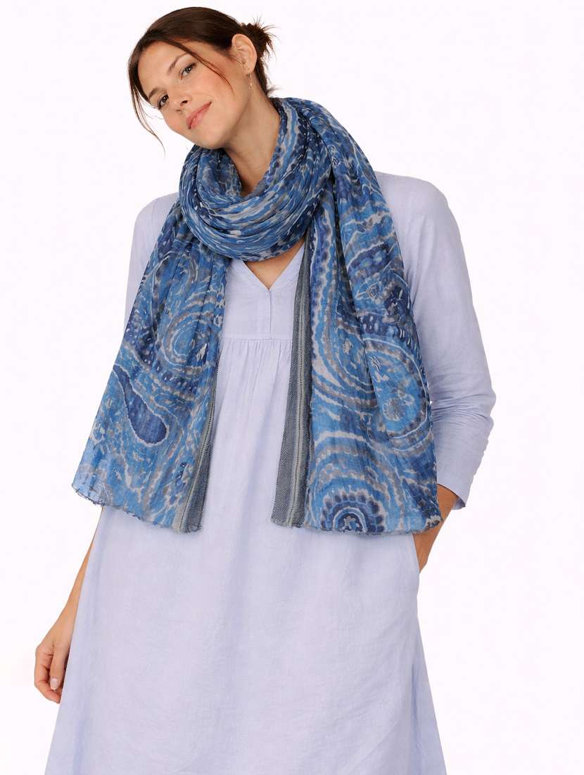 women printed scarf - 22461208 -  Standard Image - 1