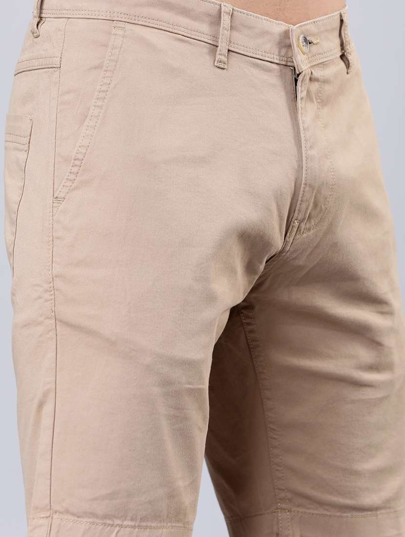 men solid mid rise regular fit shorts - 22462179 -  Standard Image - 1