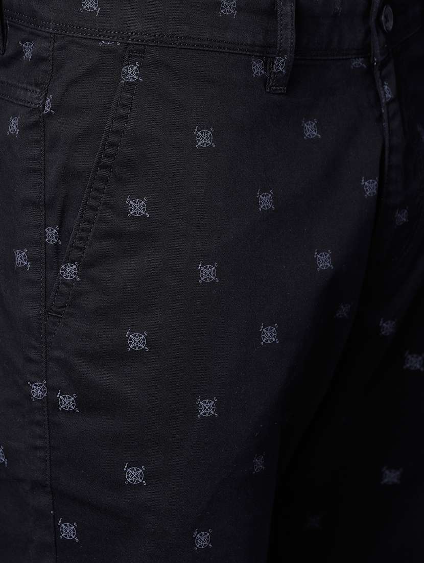 men printed mid rise regular fit shorts - 22462180 -  Standard Image - 1