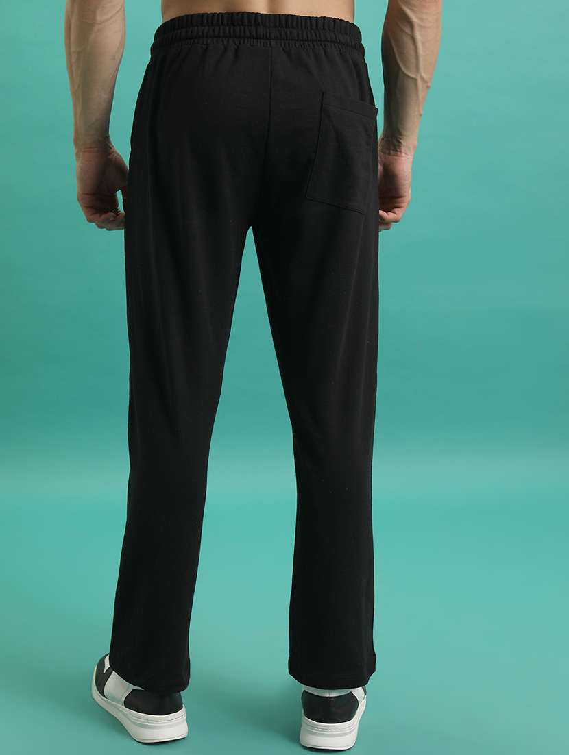 men side taped mid rise full length track pant - 22462205 -  Standard Image - 4