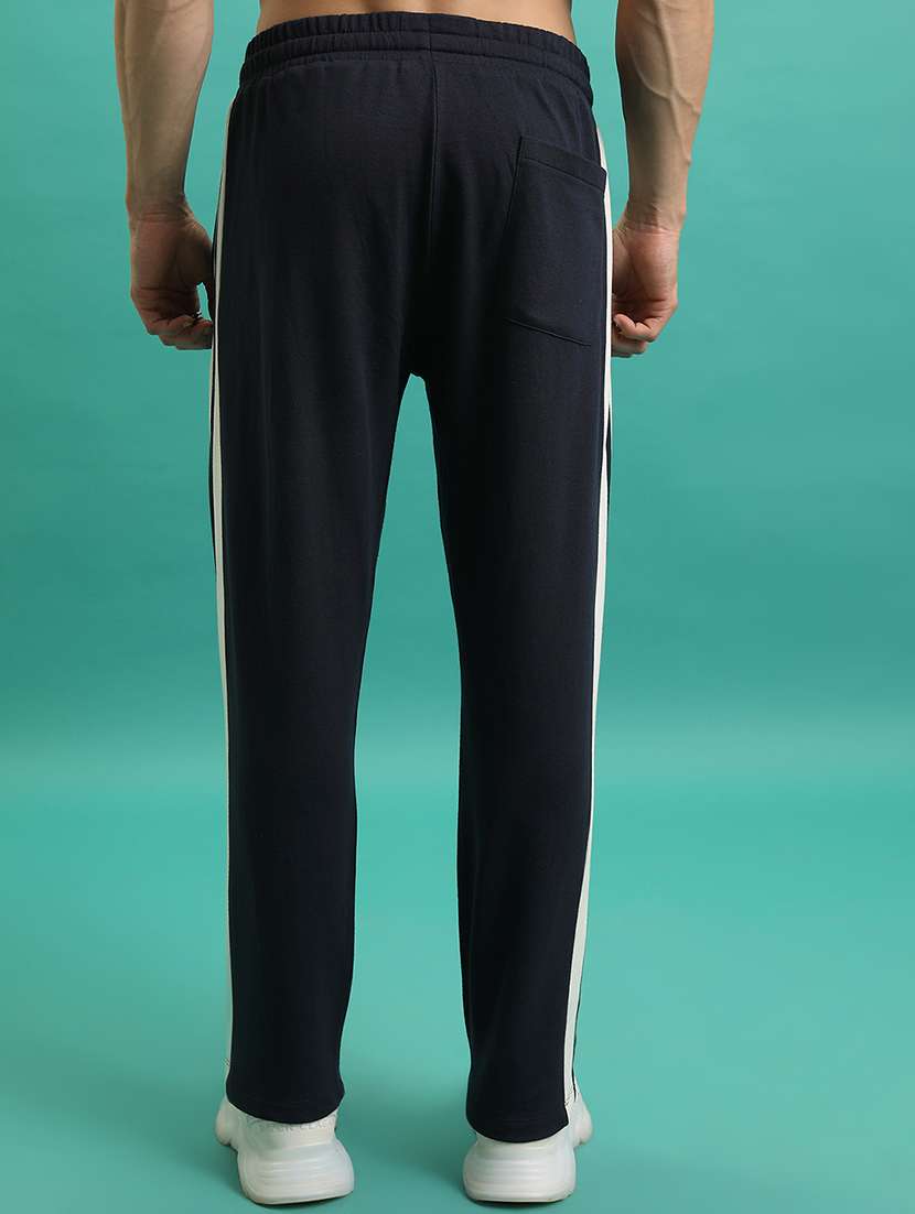 men side taped mid rise full length track pant - 22462208 -  Standard Image - 4