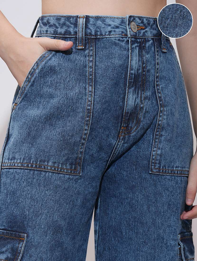 women  cotton jean - 22462483 -  Standard Image - 1