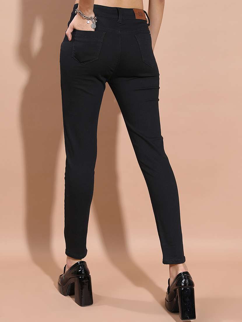 women black cotton jean - 22462492 -  Standard Image - 4