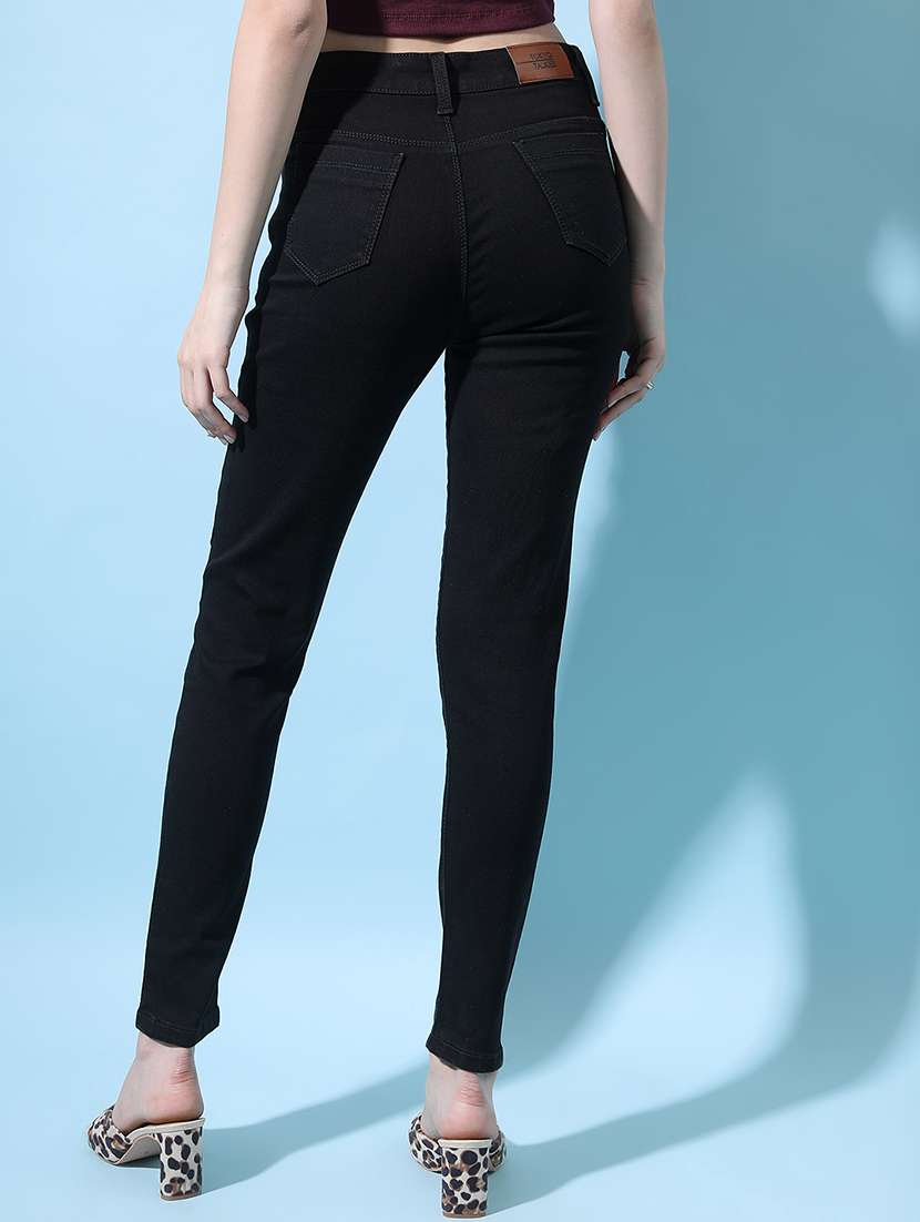 women black cotton jean - 22462535 -  Standard Image - 1
