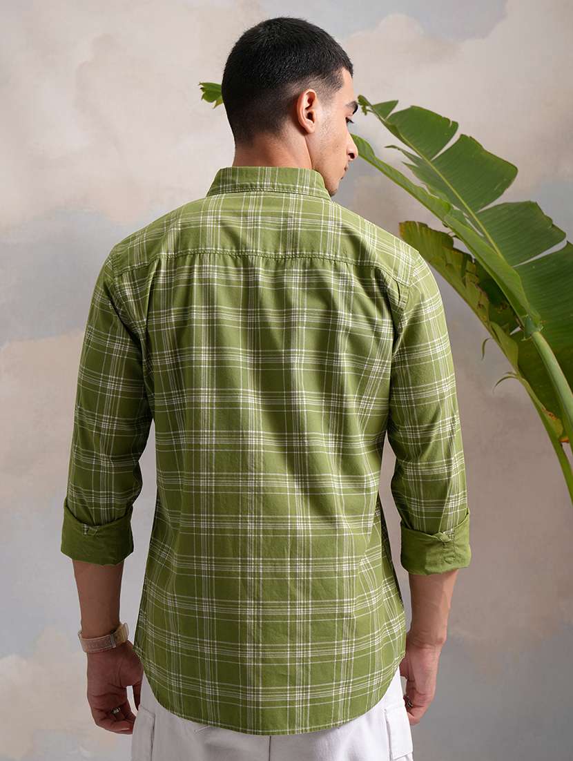 men printed collared long sleeve shirt - 22462542 -  Standard Image - 4