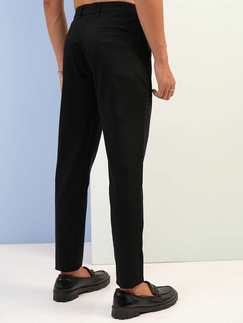 men cotton pleated casual trouser - 22462718 -  Standard Image - 4