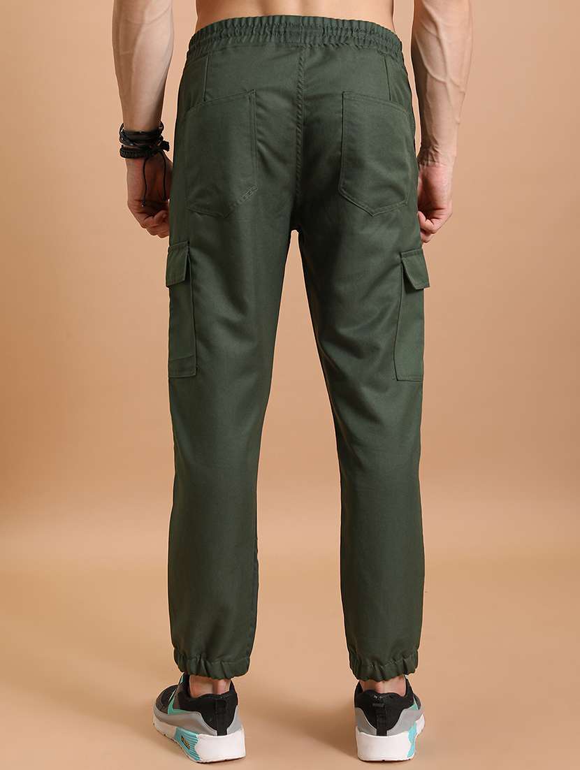 Men Polyester Pleated Casual Trouser - 22462732 -  Standard Image - 4