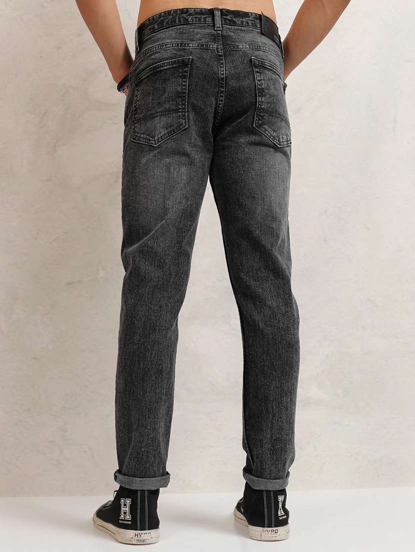 Men Grey Cotton Jean - 22462818 -  Standard Image - 4